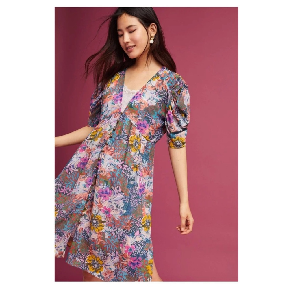 Akemi + Kin Floral Midi Dress